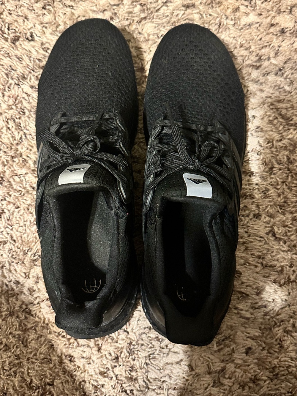 adidas Black Athletic Running Shoes